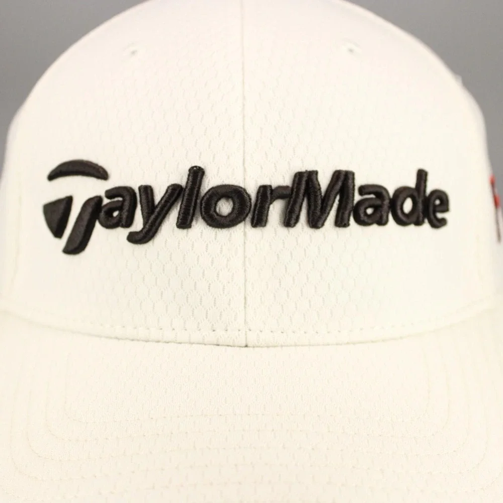 TaylorMade‎ R11S Penta Hat Cap Adjustable White Black Golf Tour Performance Mens